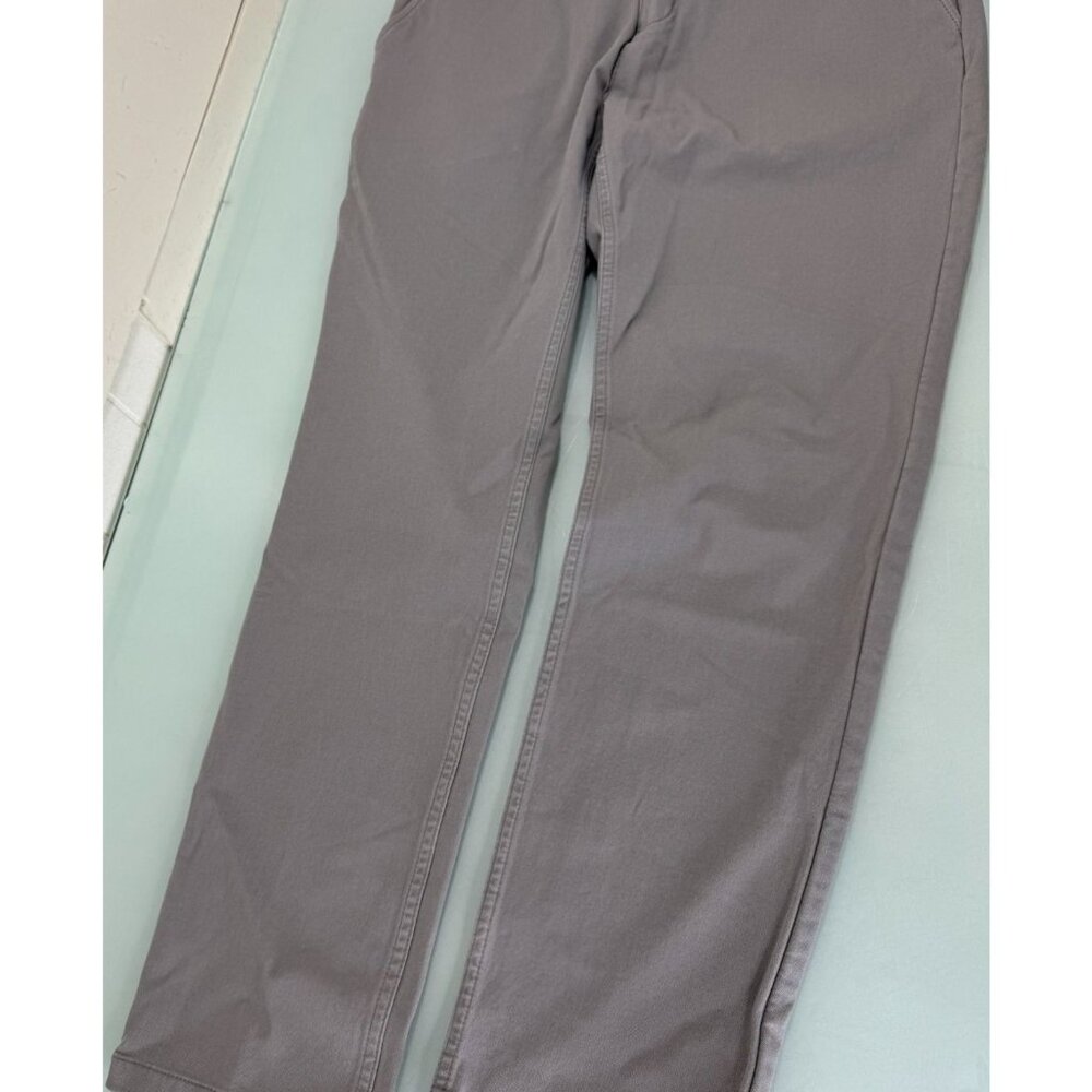 Mugsy Damens Pants Mens 34X32 Chino Stretch Comfort Gray Casual Golf - Picture 2 of 12
